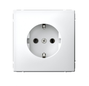 Белый розетка ArtGallery 16А с заземл. механизм SE GAL000143 (10)