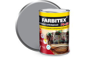 Грунтовка ГФ-021 Cерый  0,8кг Farbitex (14)
