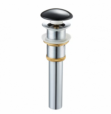 Донный клапан с переливом чёрный SL-103 (_100_)