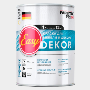 Краска акриловая для мебели и декора EasyDekor (1 л) Farbitex Profi (6)