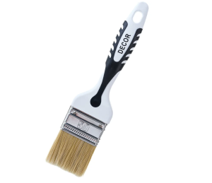 Кисть DECOR "B.W. универс." 50х15 мм, свет. смеш. ворс, 2К ручка (12шт/120шт/240шт)