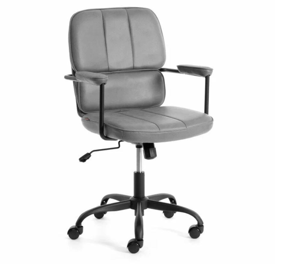 Кресло ALPHA [иск. замша, Grey (Cерый) ]																