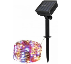 Светильник солнечный  ФАZА SLR-G03-100M нить, мультицв., 100 LED(__)