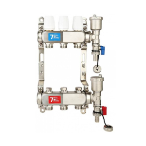 Группа коллекторная VIEIR 1х3x3 4 без расходомер, с дренаж кр, воздухоотвод, нерж сталь(__)
