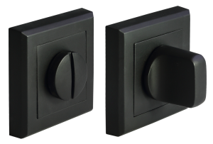 Завертка сантехн на квадр планке, MH-WC-S BL, черный (50)