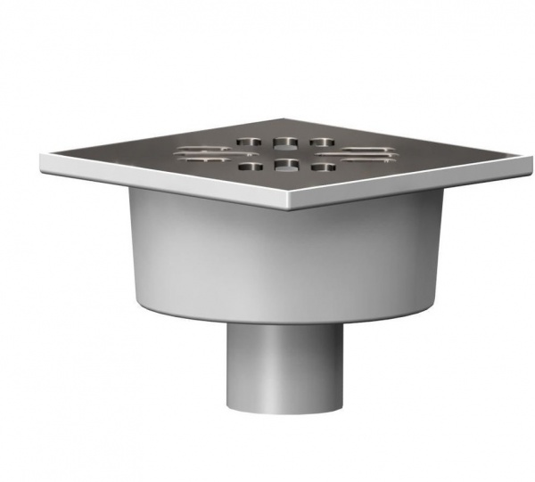 Трап верт D50 100*100 нерж ст (1) (_1_)