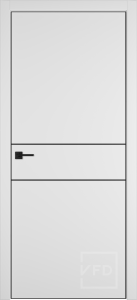 Дверь Urban 2H Emalex Ice Black mould 4-хBE ПГ600 (врезка под замок)