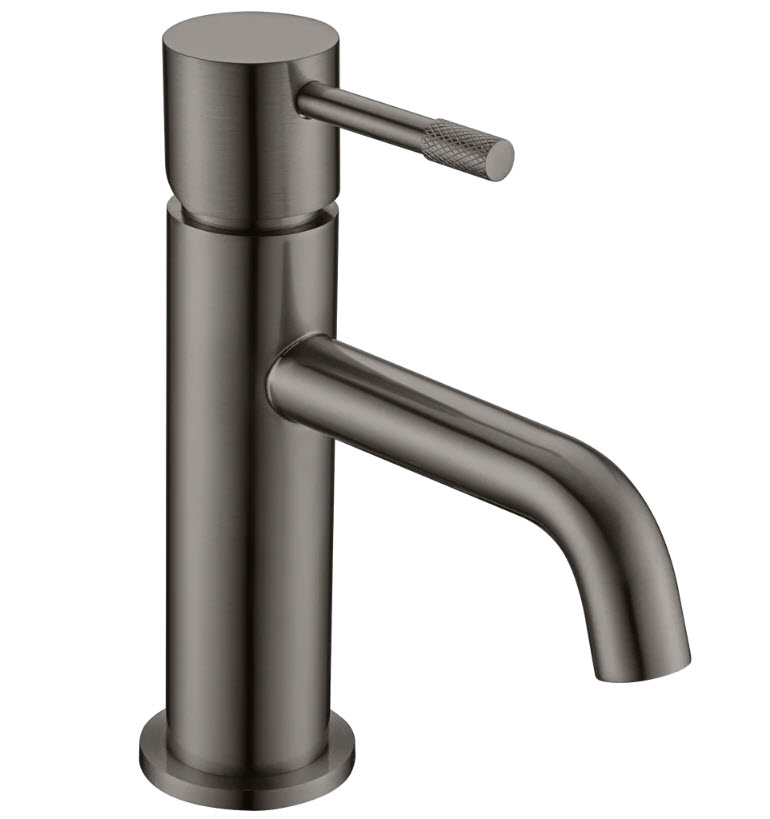 Смеситель для умывальника, Uno. Gun Metall 461-GM