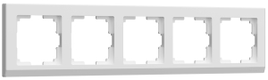 Рамка Stark Белый 5 местная W0051801 (10)