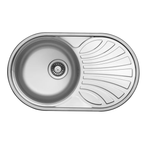 Мойка нерж Юкинокс Фаворит 760*470 GT6K лев б/в(_10_)