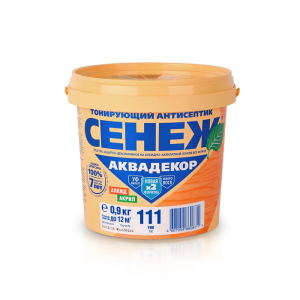 Сенеж АКВАДЕКОР Х2-111(тик) 0,9кг (6)