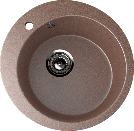 Мойка Ulgran U-405 кругл 495мм терракот 307(_1_)