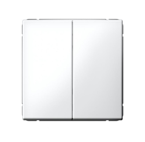 Белый выключатель 2-кл. ArtGallery (сх. 5) 10AX механизм SE GAL000151 (10)