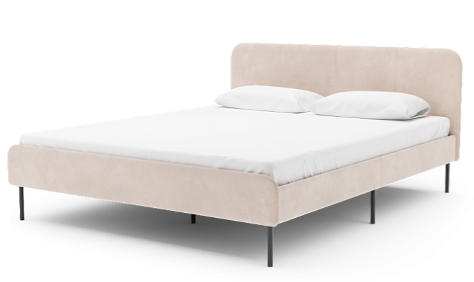 Кроват Бежевый