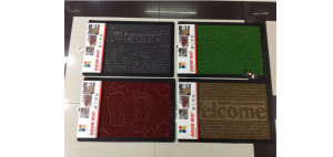 Коврик придверный 45*75 смКрасный, зеленый,коричневый, серый (1)