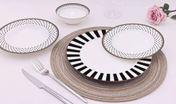 Набор столовый "Элегия" 24 предмета, на 6 персон, керамика