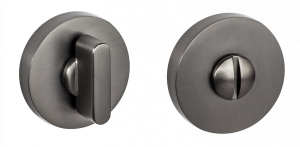 Завертка круг. РЕНЦ ЛЮКС 06 матовый черный никель (5/100)