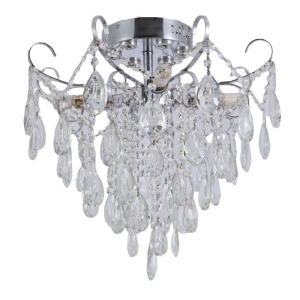 Светильник потолочный 15506/4CR CL WTLED с хрусталем (9м2)