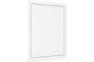 Люк ревизионный LN фланец 150х200 нажимной 172х222 пластик EVECS (10)