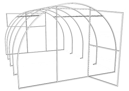Теплица Польза-3 Эко Лайт 3*4м