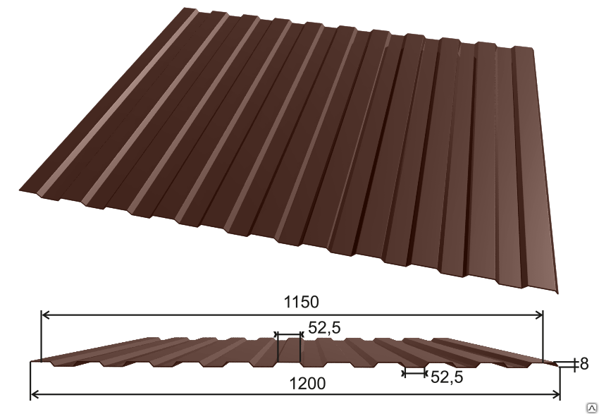 Профлист для забора высота листа. Профнастил с8 1,2х2 м 0,45 мм коричневый RAL 8017. Профнастил с-8 (ral8017 шоколад). Профнастил с8 RAL 8017. Профнастил с-8 (ПЭ-01-8017-0,45) 2м.