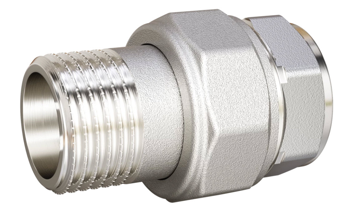 Сгон разъемный американка LD Pride (1/2") ВР/НР латунь никель (40)