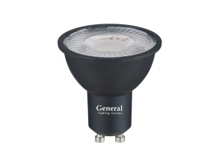 Лампа GLDEN-MR16-DIF-15-230-GU10-4500 Черная Dif 60