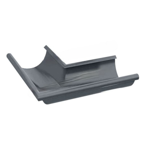 Угол желоба наружный УНф. ПС 125 0,6 -графит*2(3) RAL 7024 пурал