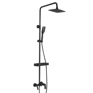 СмесительTROPIC для ванны с верхней душевой лейкой "Тропический дождь", поворотный излив LM7002BL(_3