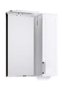 Шкаф-зеркало "Vittoria 60/2"-01 Белый правый (1)