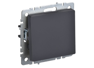Графит выключатель одноклавишный 10А ВС10-1-0-БрГ