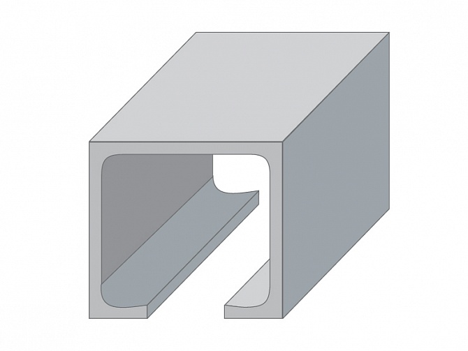 Направляющая верхняя для раздвижных дверей N1-3м (