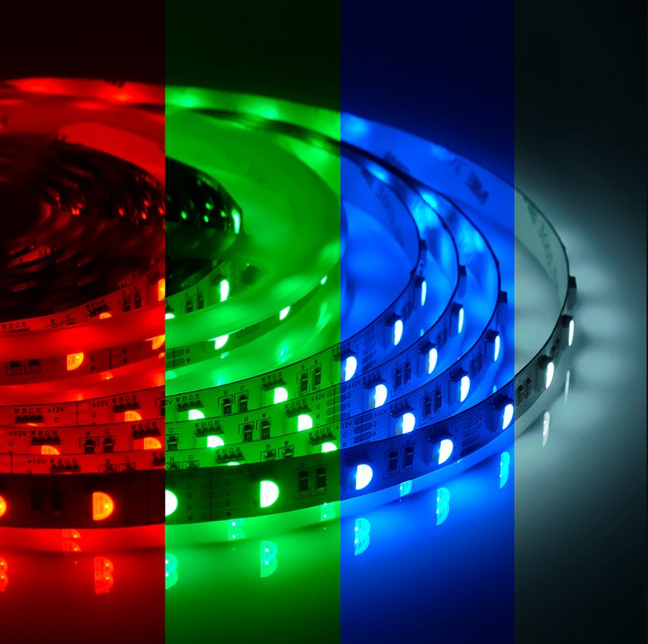 Светодиодная лента 12В, 12Вт/м, 3000К. 120д/м, IP20, 1300Лм/м, ширина подложки 10мм, 5м