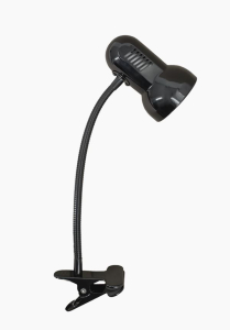 Светильник настольный на прищепке 40 Вт, 220В, Е27 МТ2023 черный глянец