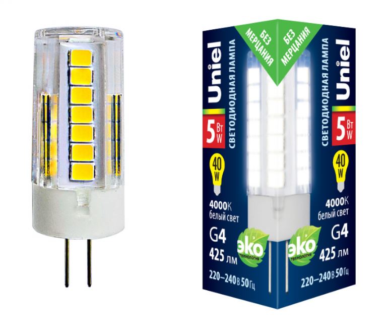 Светодиодные лампы G4 — по цене от 56 рублей. Доставка по Москве и России.