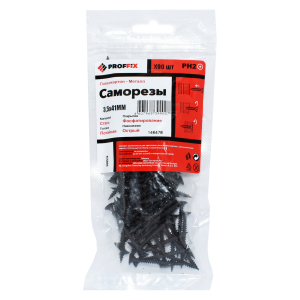 Саморез СГМ 3,5х41 (TWN) (90 шт) - пакет PROFFIX