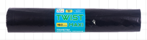 Мешок для мусора в рулоне TWIST MAXI 160л (850*1050*0,030мм) (10рул/уп)