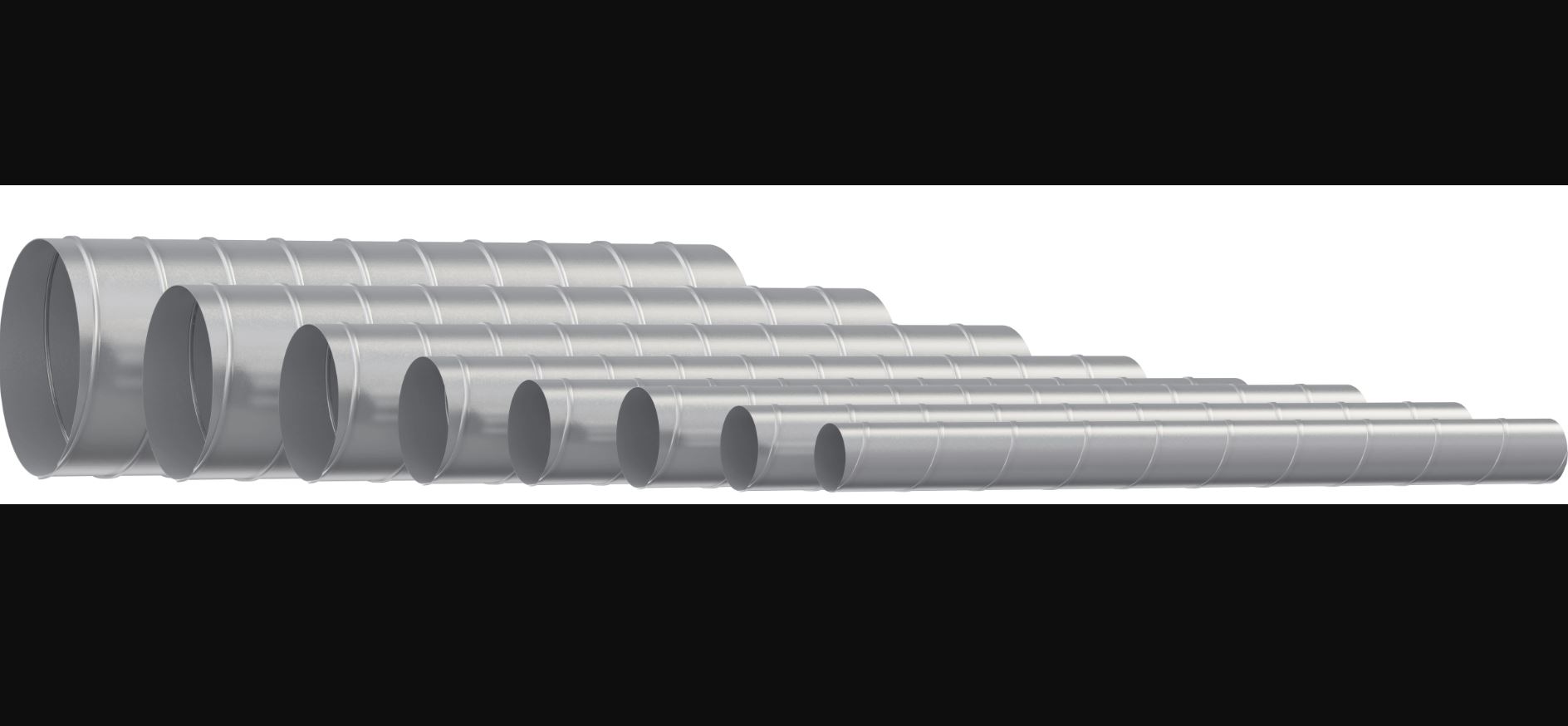 Воздуховод DG D100 L1,25м оцинк.сталь ERA PRO (20)