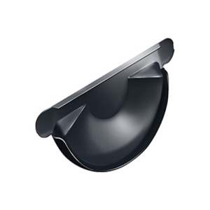 Заглушка круглая ЗКф. ПС 125 0,6 -графит*2(3) RAL 7024 пурал