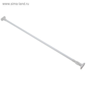 Карниз для ванной телескопический 140-260, белый, т/у Delphinium