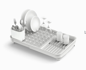 Сушилка д/посуды Omni раздвижная 365*365*170мм Светло-серый (5)