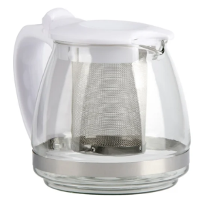 ЧАЙНИК КРУГЛЫЙ (700 МЛ) БЕЛЫЙ /48