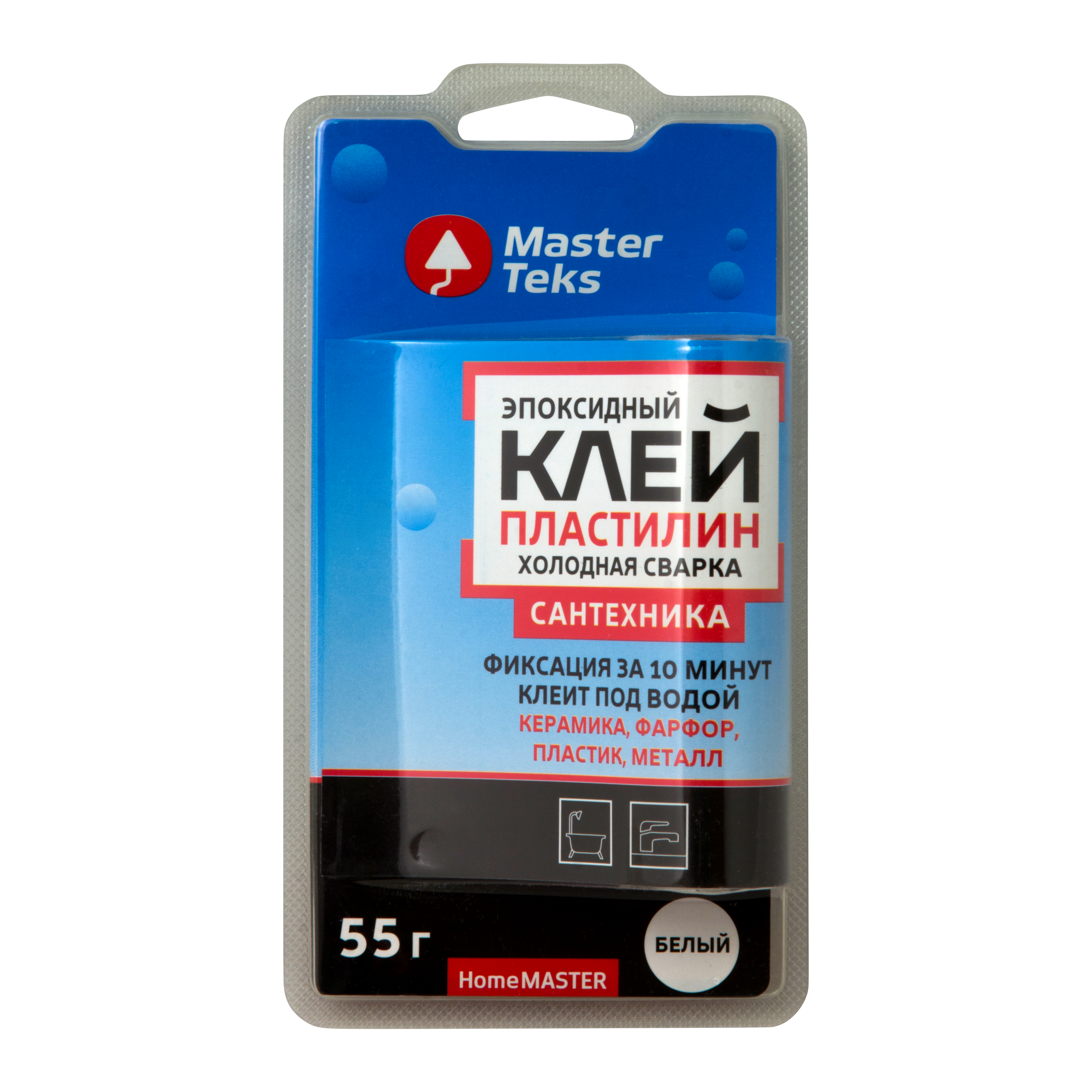 MasterTeks HM клей-пластилин эпоксидный холодная сварка для сантехники 0,55 белый_фото.png
