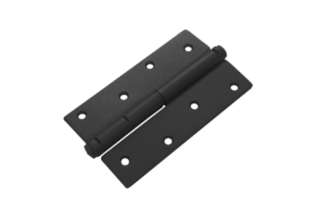 Петля накладная Домарт ПН-120 с простым запятником (2.5мм), правая, черный (50)