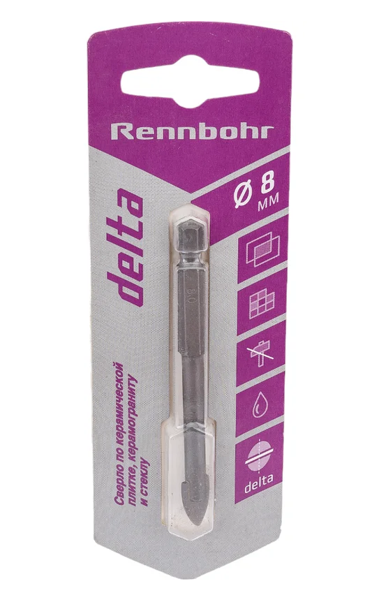 Сверло по керамике  8,0мм "RB" Delta