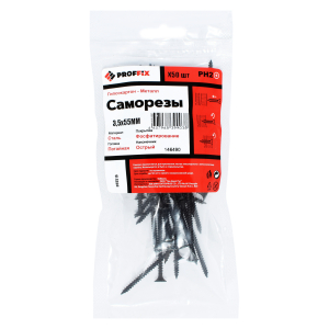 Саморез СГМ 3,5х55 (TWN) (50 шт) - пакет PROFFIX