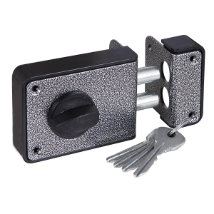 Замок накладной "Зенит" ЗН1-3-1 серебро (16)