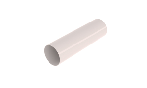 Труба 3м, белый RAL 9003 GL Standart 120/87 ПВХ (5)