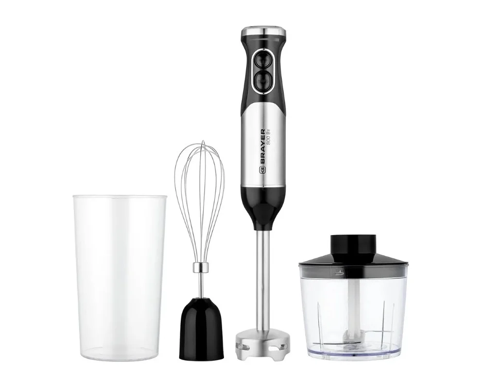 Погружной блендер BRAYER 1253BR , 800 Вт, (_6_)