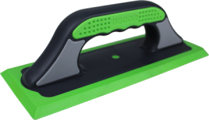 Терка DECOR, 3K, 260х100 мм, жесткая зеленая резина (6шт/уп)